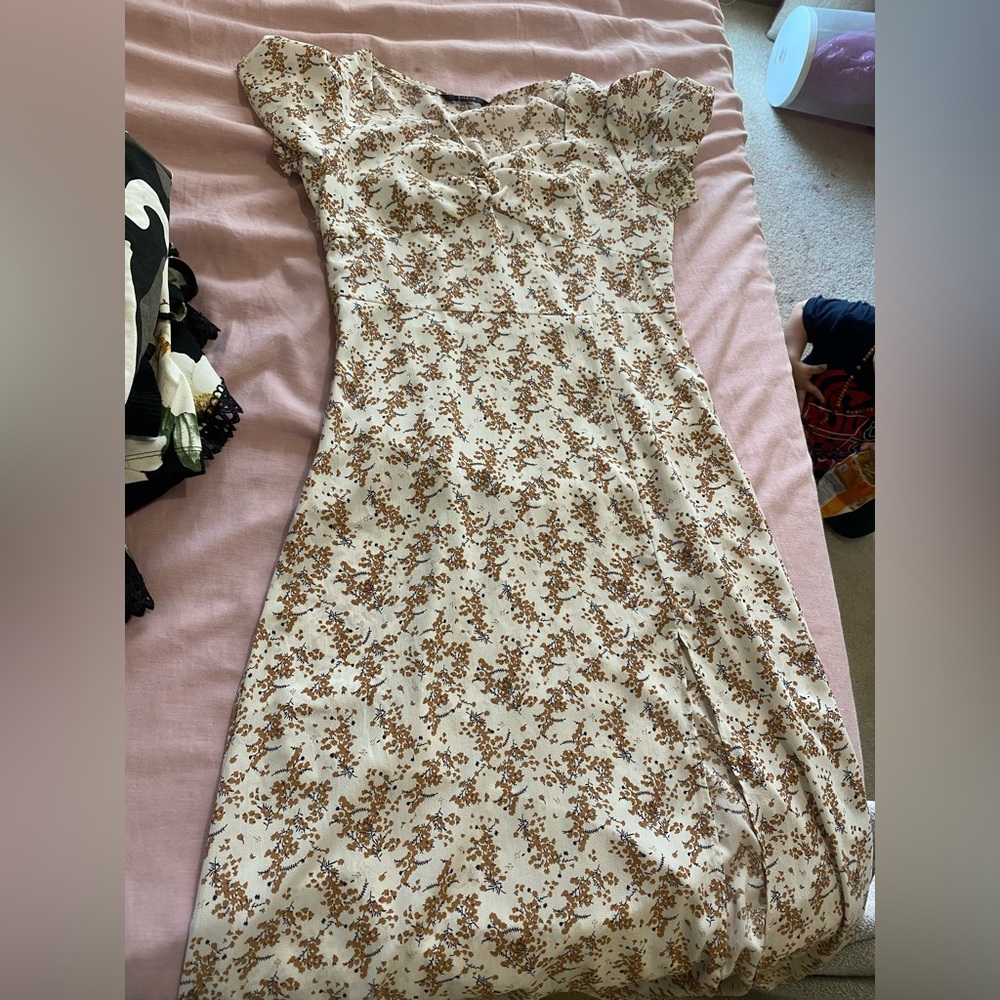 SHEIN high split dress goes down to about your calves